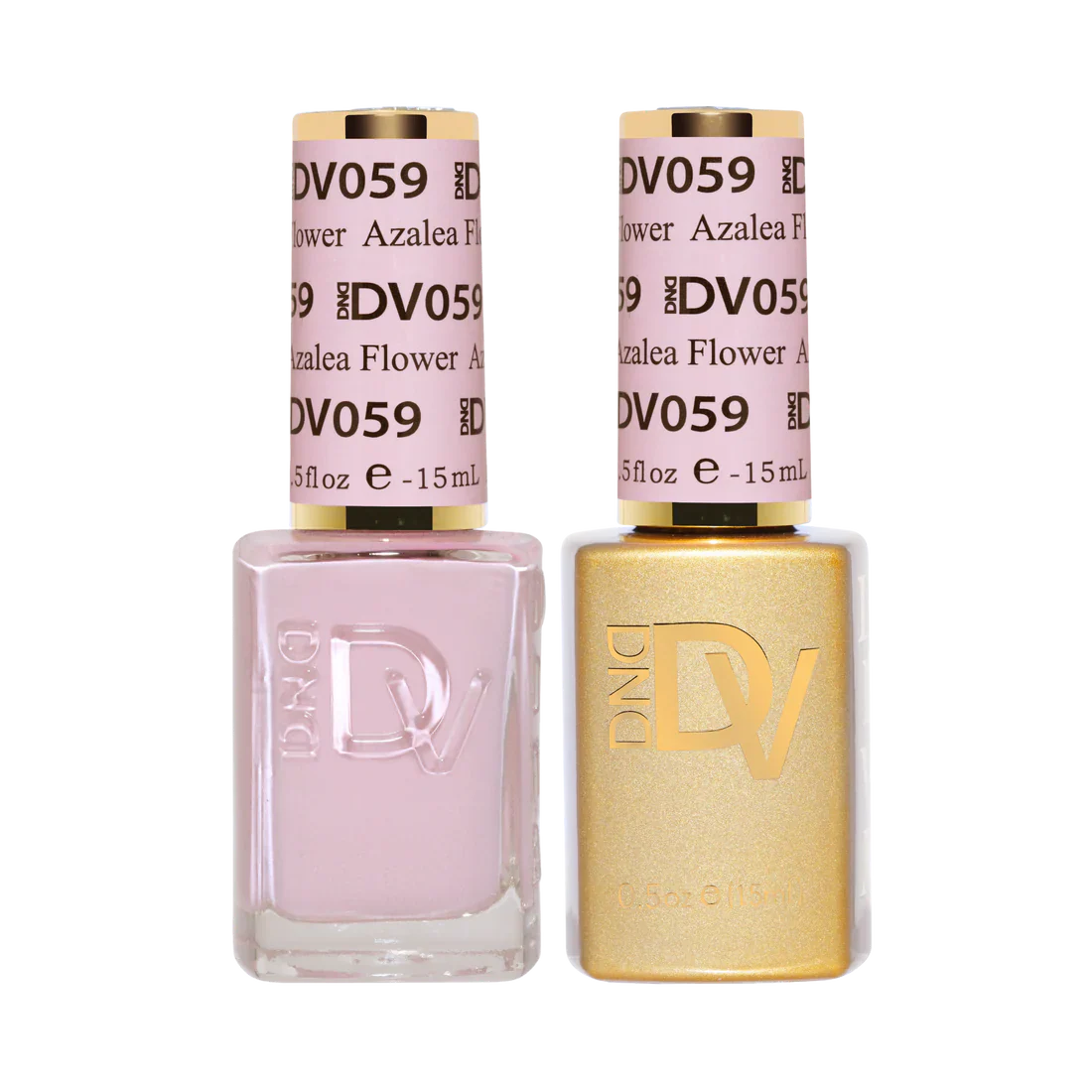 DND Diva #059 Azalea Flower Gel & Lacquer Set - UV/LED