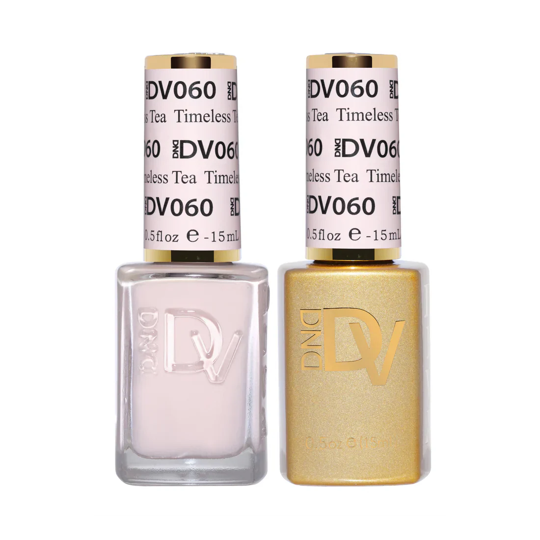 DND Diva #060 Timeless Tea Gel & Lacquer Set - UV/LED