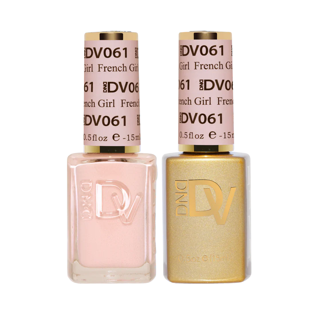 DND Diva #061 French Girl Gel & Lacquer Set - UV/LED