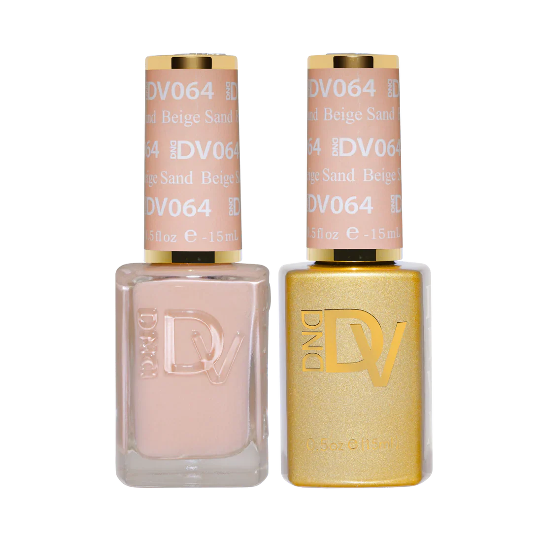 DND Diva #064 Beige Sand Gel & Lacquer Set - UV/LED