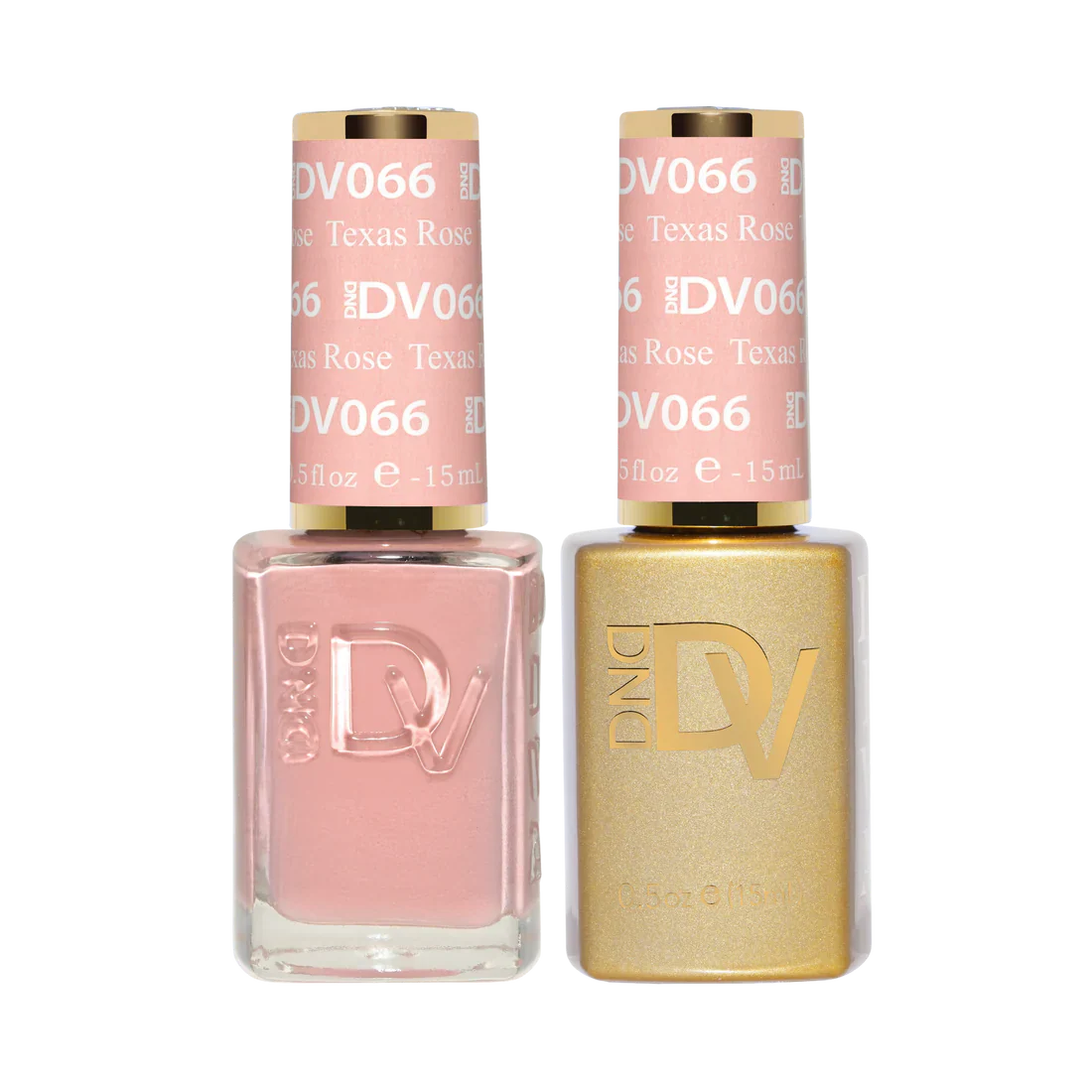 DND Diva #066 Texas Rose Gel & Lacquer Set - UV/LED