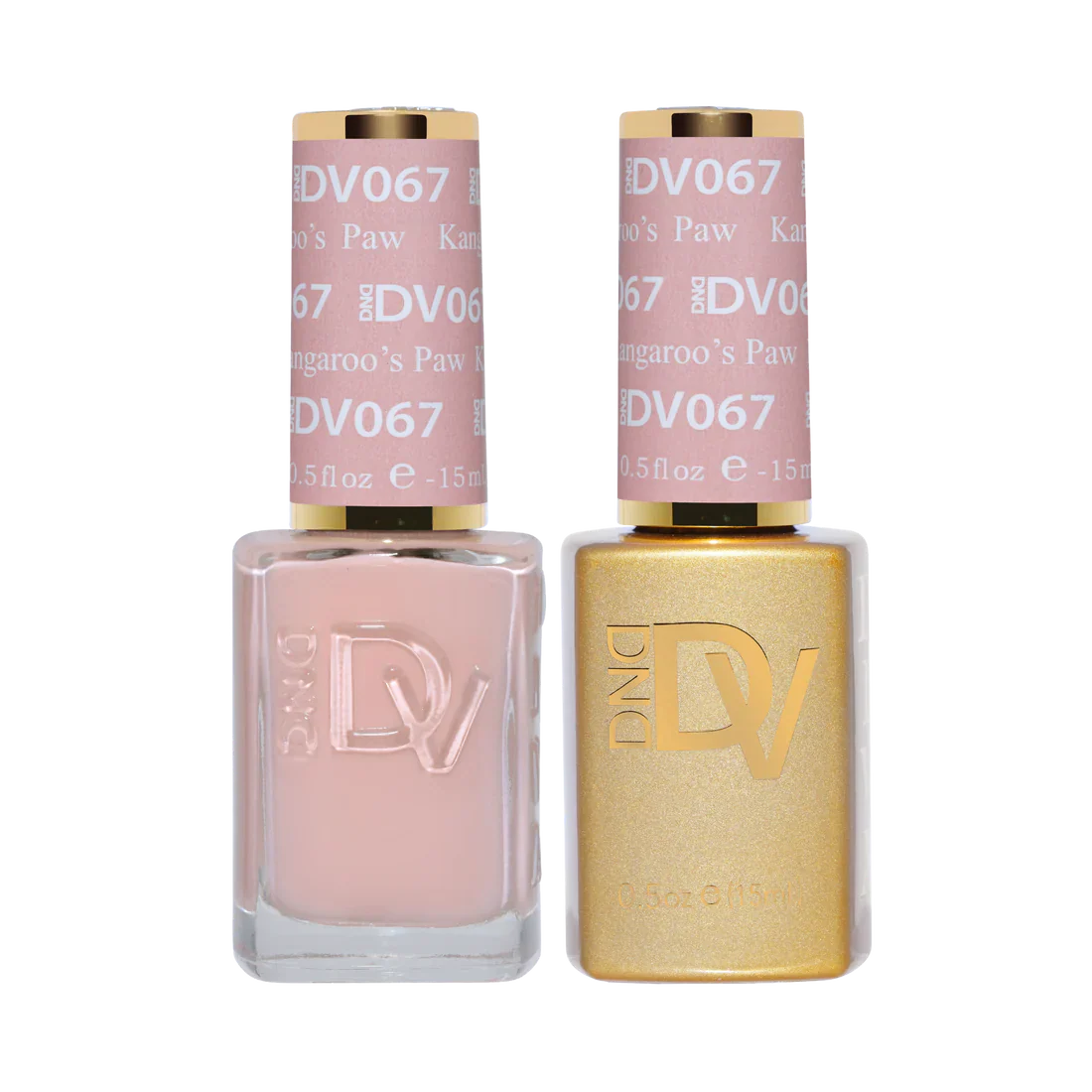DND Diva #067 Kangaroo's Paw Gel & Lacquer Set - UV/LED
