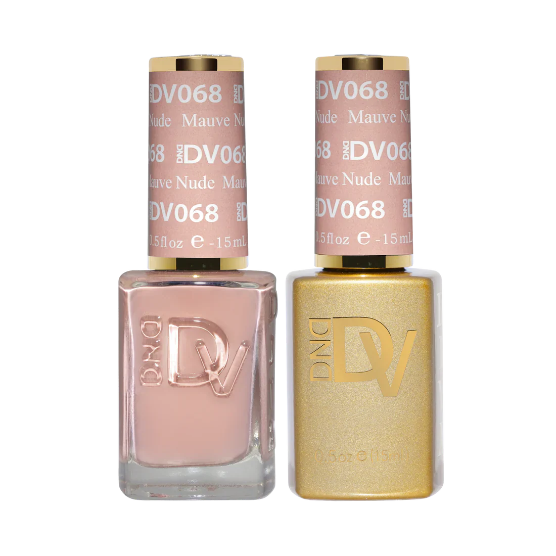 DND Diva #068 Mauve Nude Gel & Lacquer Set - UV/LED