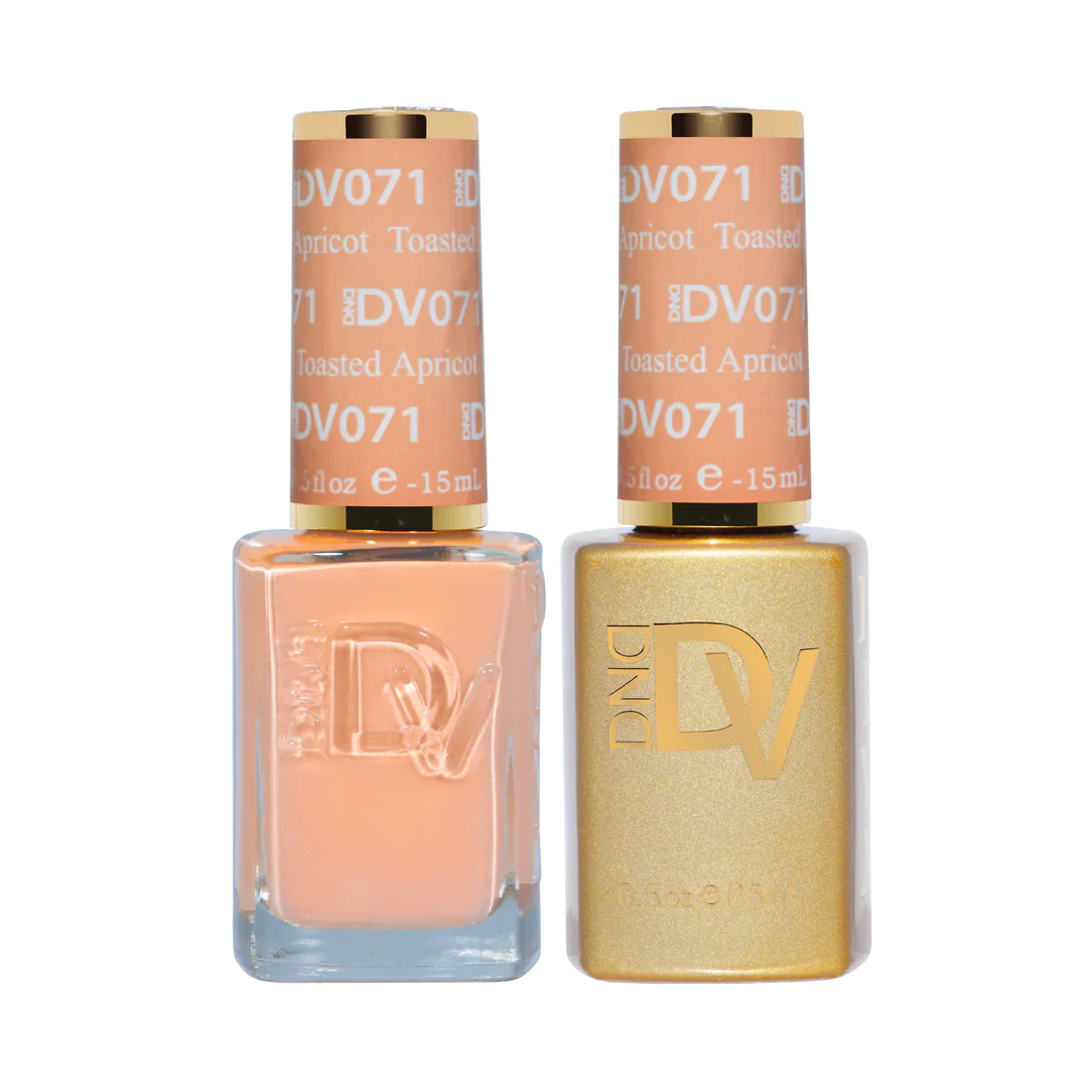 DND Diva #071 Toasted Apricot Gel & Lacquer Set - UV/LED