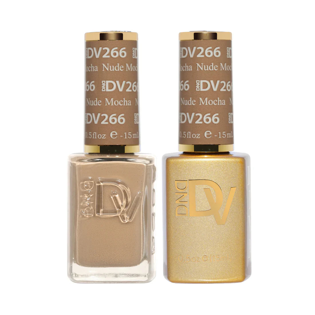 DND Diva Gel UV/LED Soak Off Gel Polish #266 - Nude Mocha