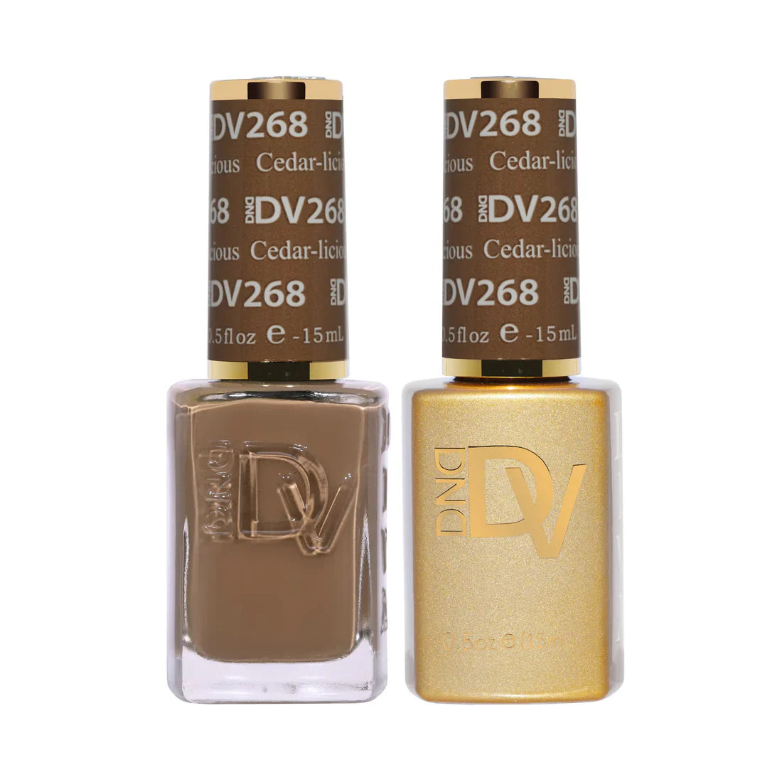 DND Diva Gel UV/LED Soak Off Gel Polish #268 - Cedar Licious