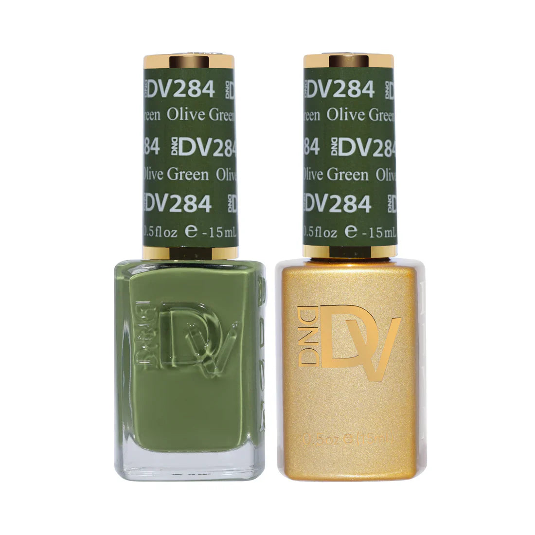 DND Diva Gel UV/LED Soak Off Gel Polish #284 - Olive Green
