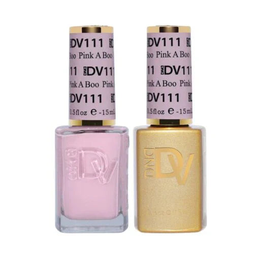 DND Diva #111 Pink A Boo Gel & Lacquer Duo - UV/LED
