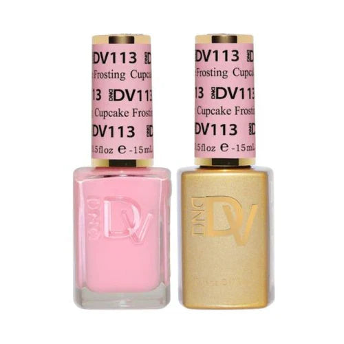 DND Diva #113 Cupcake Frosting Gel & Lacquer Duo - UV/LED