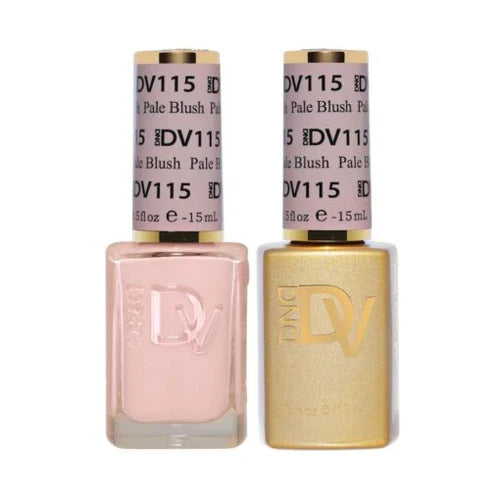 DND Diva #115 Pale Blush Gel & Lacquer Duo - UV/LED