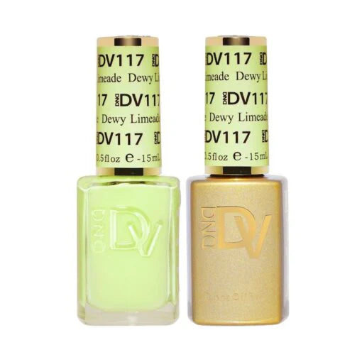 DND Diva #117 Dewy Limeade Gel Polish - UV/LED Soak Off