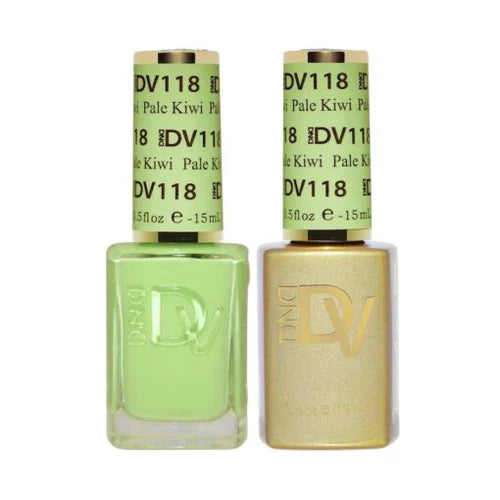 DND Diva #118 Pale Kiwi Gel Polish - UV/LED Soak Off
