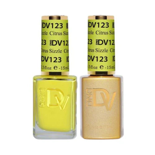DND Diva #123 Citrus Sizzle Gel Polish - UV/LED Soak Off