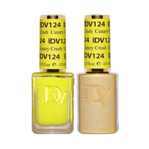 DND Diva #124 Canary Crush Gel Polish - UV/LED Soak Off