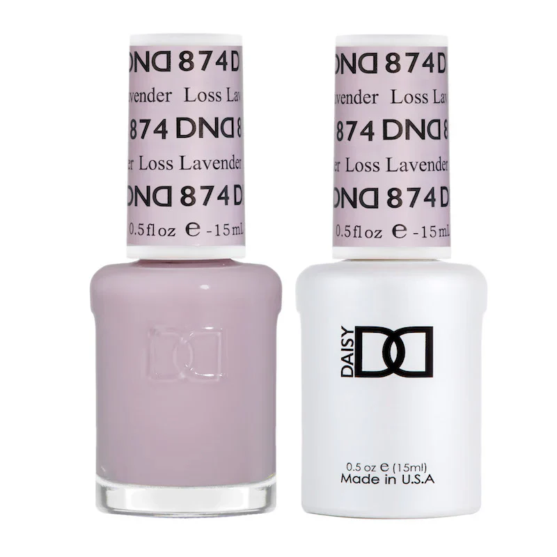 DND Gel UV/LED Soak Off Gel Polish - Loss Lavender #874