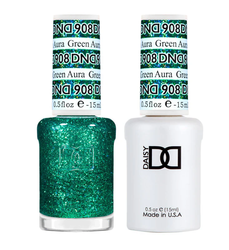 DND Gel UV/LED Soak Off Gel Polish - Green Aura #908