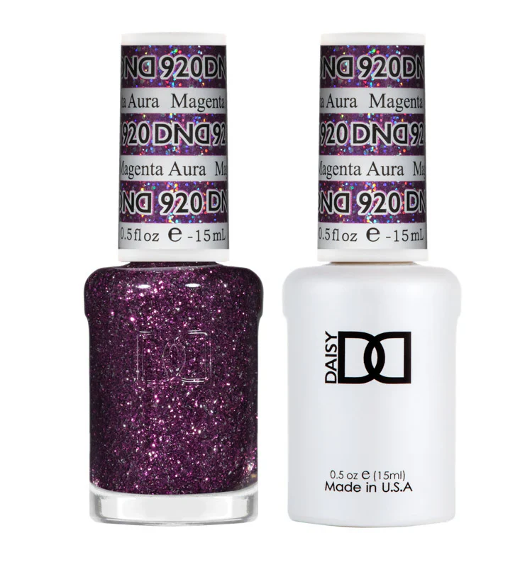 DND Gel UV/LED Soak Off Gel Polish - Magenta Aura 15ml #920