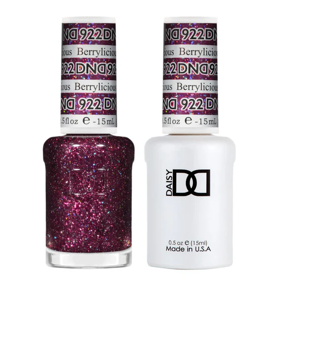 DND Gel UV/LED Soak Off Gel Polish - BerryLicious 15ml #922