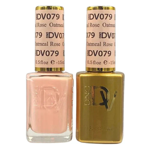 DND Diva #079 Oatmeal Rose Gel & Lacquer Set - UV/LED