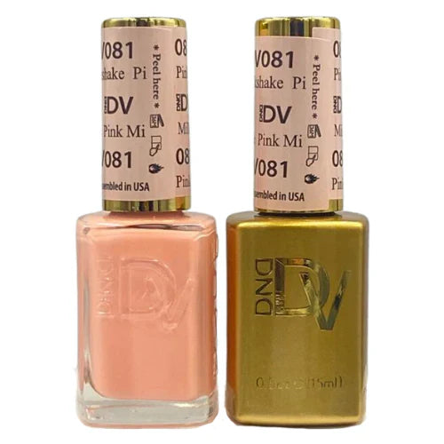 DND Diva #081 Pink Milkshake Gel & Lacquer Set - UV/LED