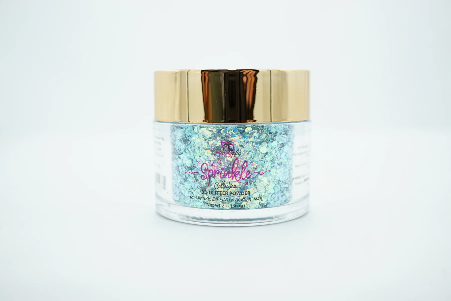 3D Glitter Powder Sprinkle 2oz Nail Art Acrylic Dip #56