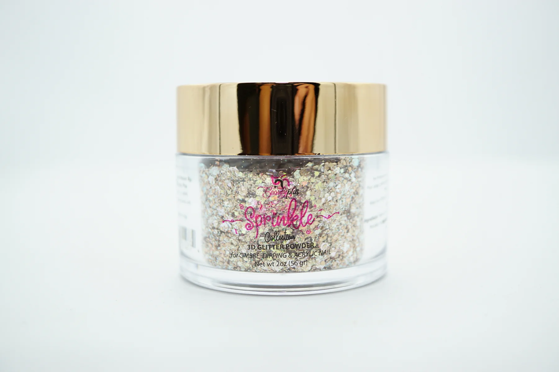 3D Glitter Powder Sprinkle 2oz Nail Art Acrylic Dip #52