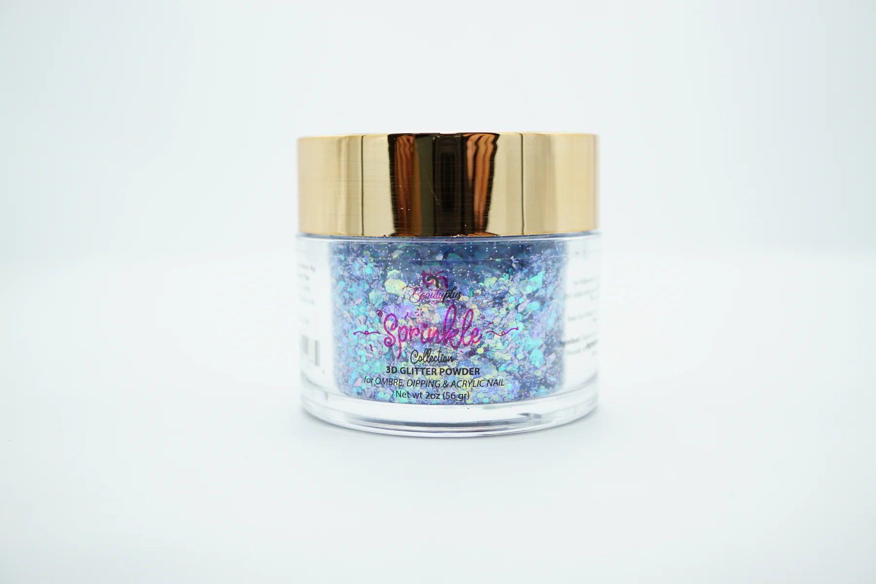 3D Glitter Powder Sprinkle 2oz Nail Art Acrylic Dip #49
