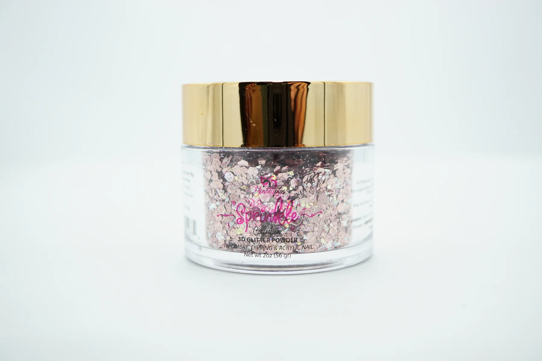 3D Glitter Powder Sprinkle 2oz Nail Art Acrylic Dip #48