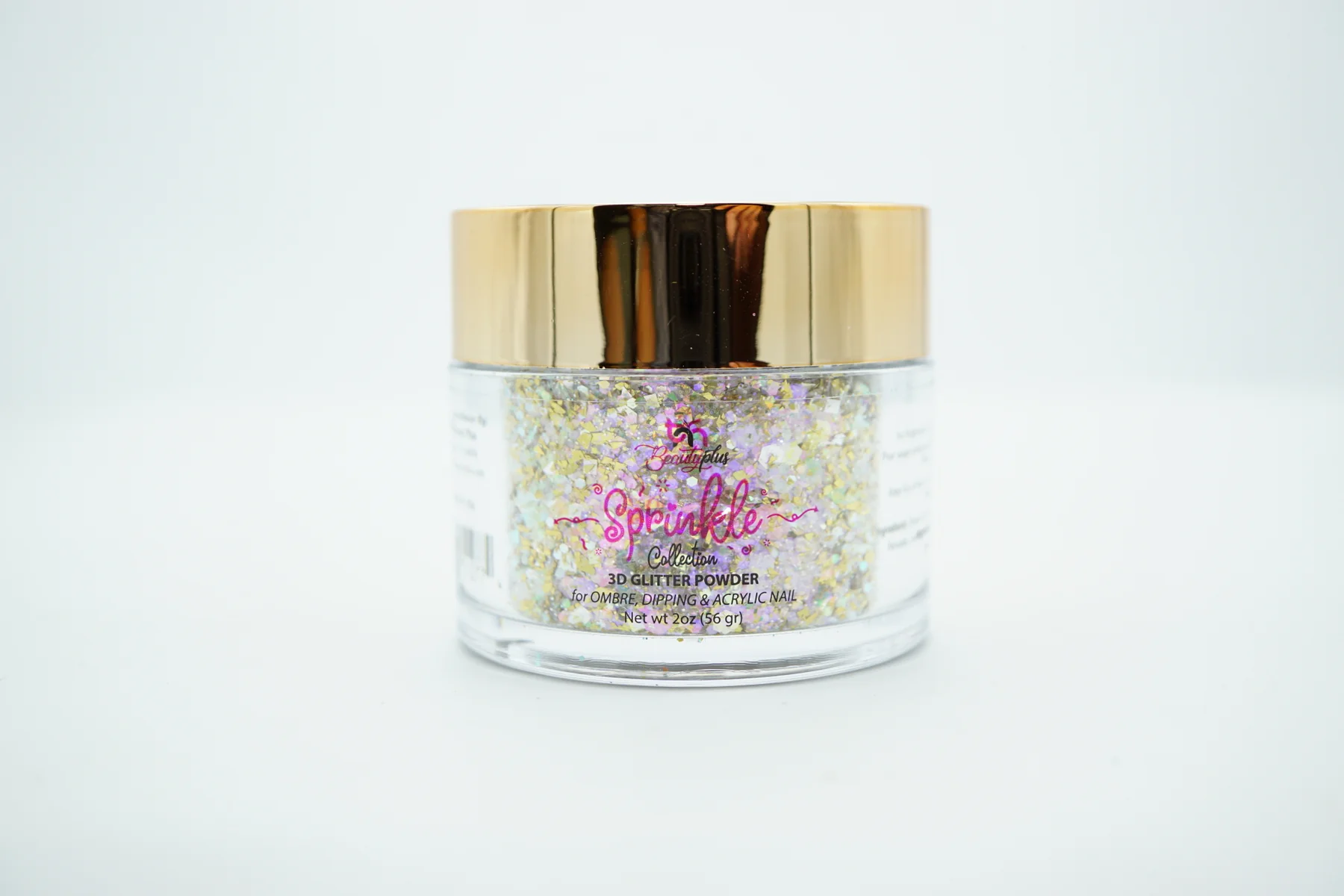 3D Glitter Powder Sprinkle 2oz Nail Art Acrylic Dip #44