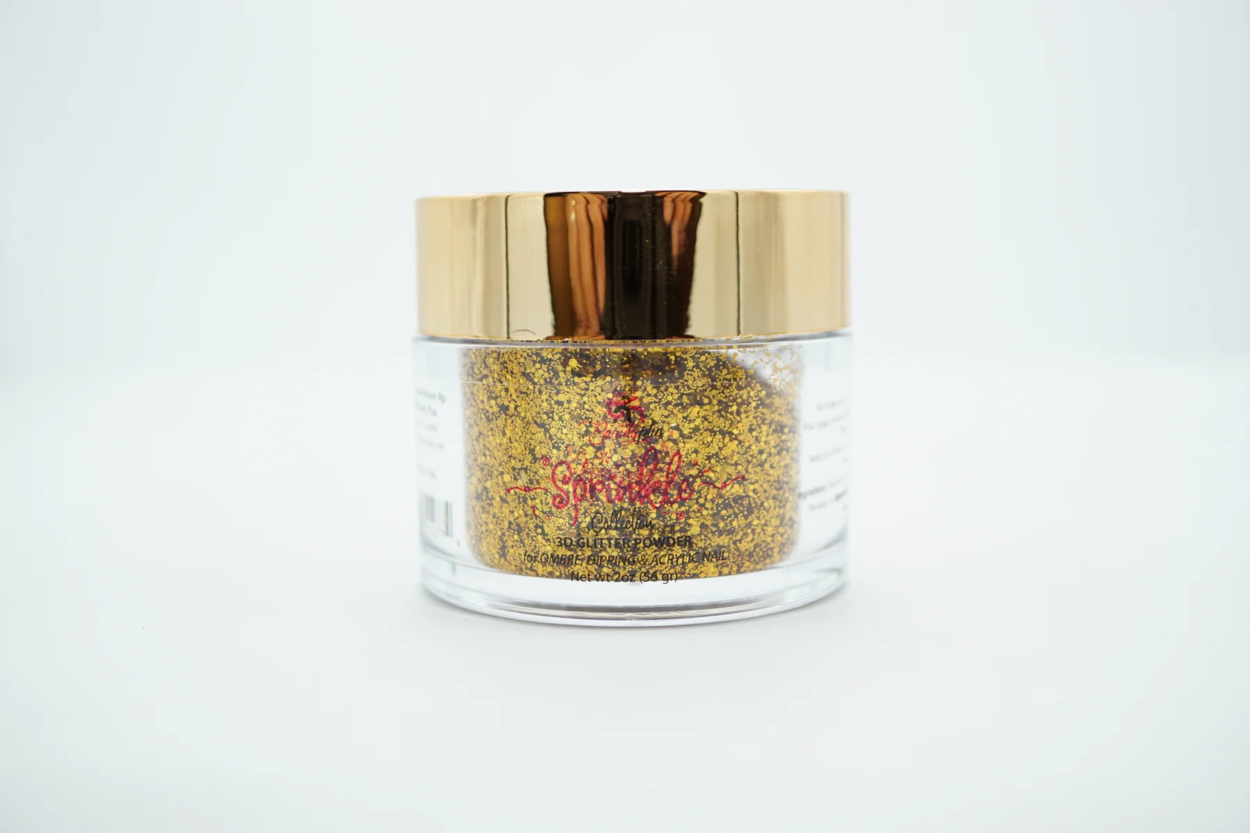 3D Glitter Powder Sprinkle 2oz Nail Art Acrylic Dip #19
