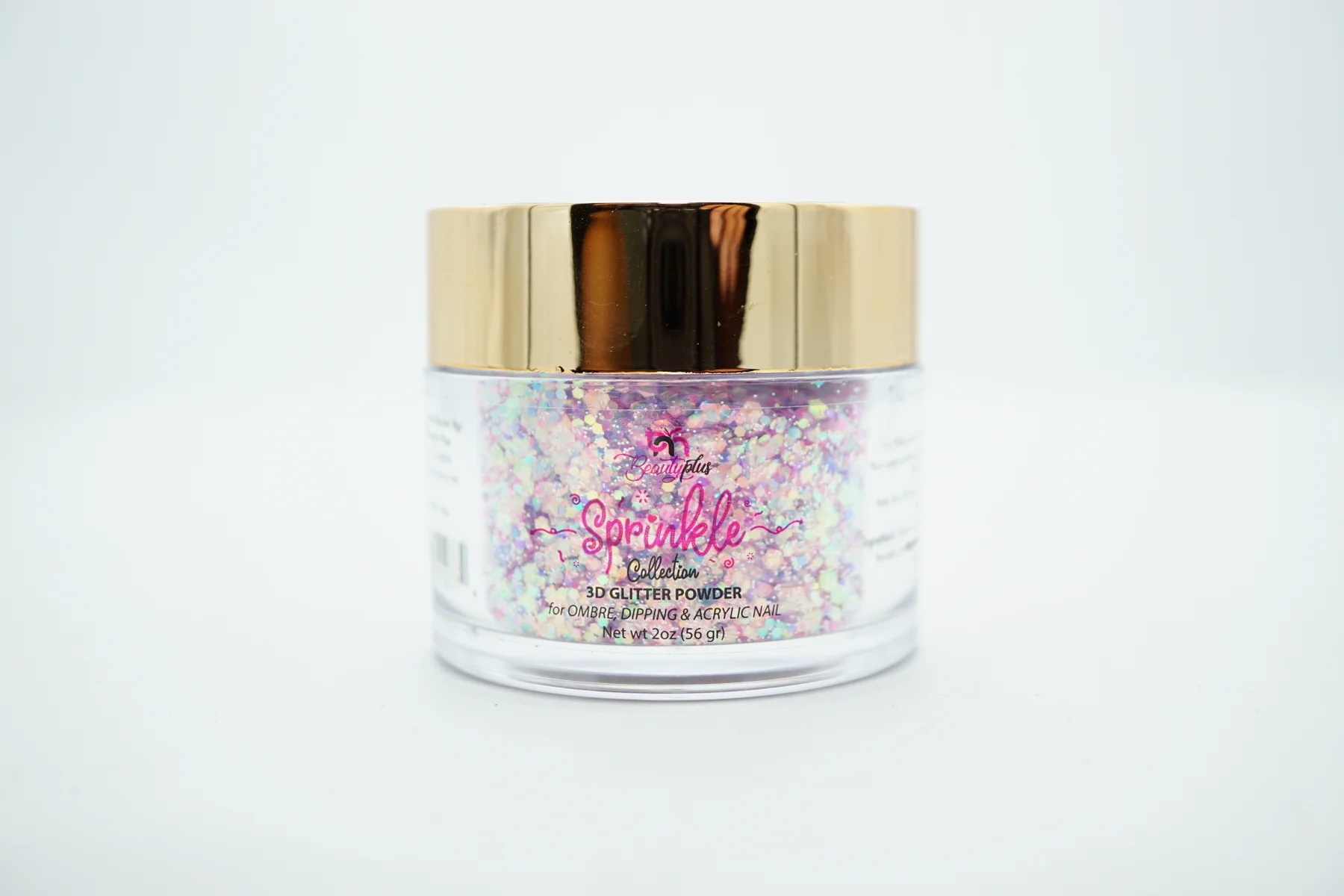 3D Glitter Powder Sprinkle 2oz Nail Art Acrylic Dip #07
