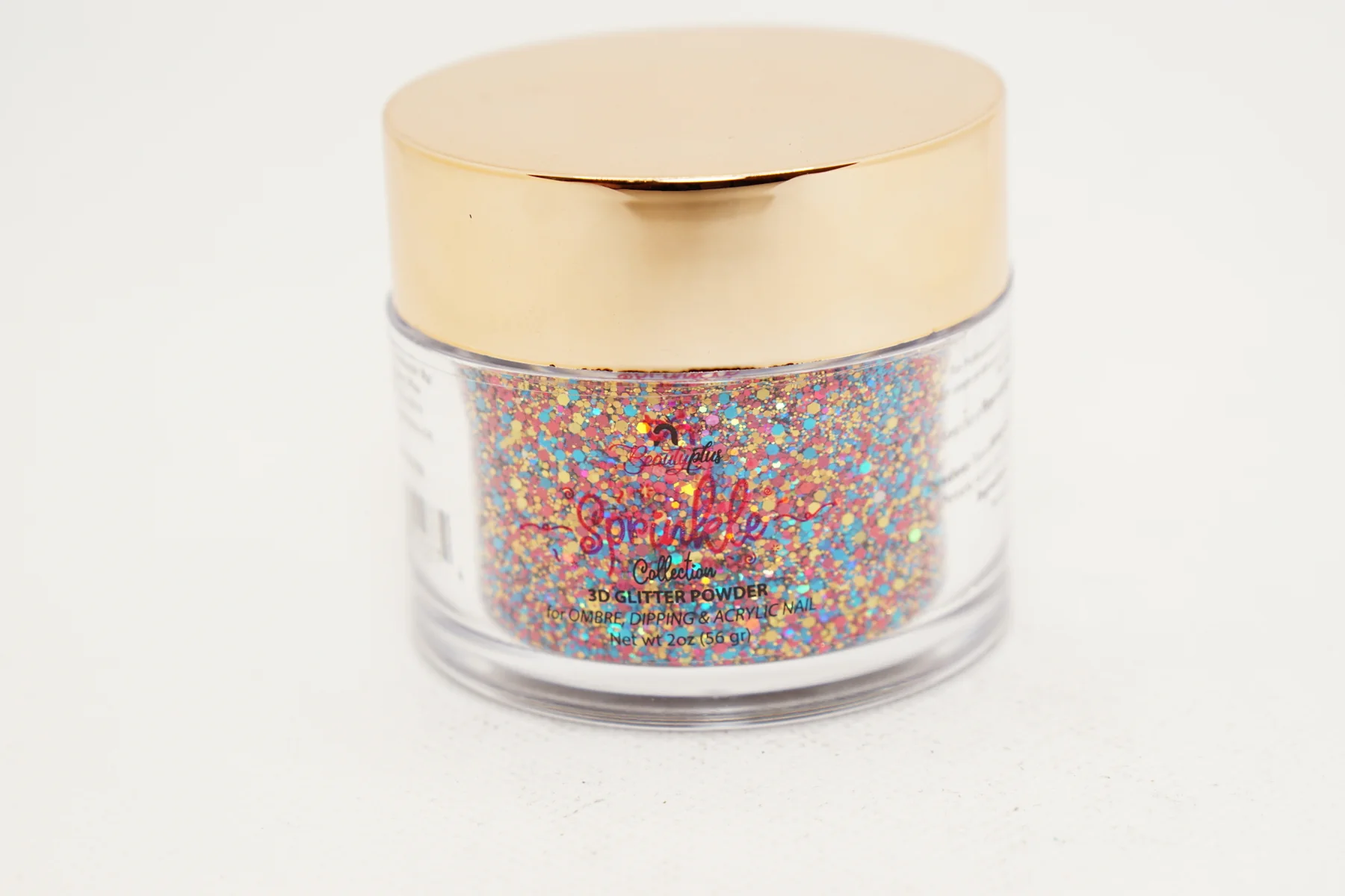 3D Glitter Powder Sprinkle 2oz Nail Art Acrylic Dip #80