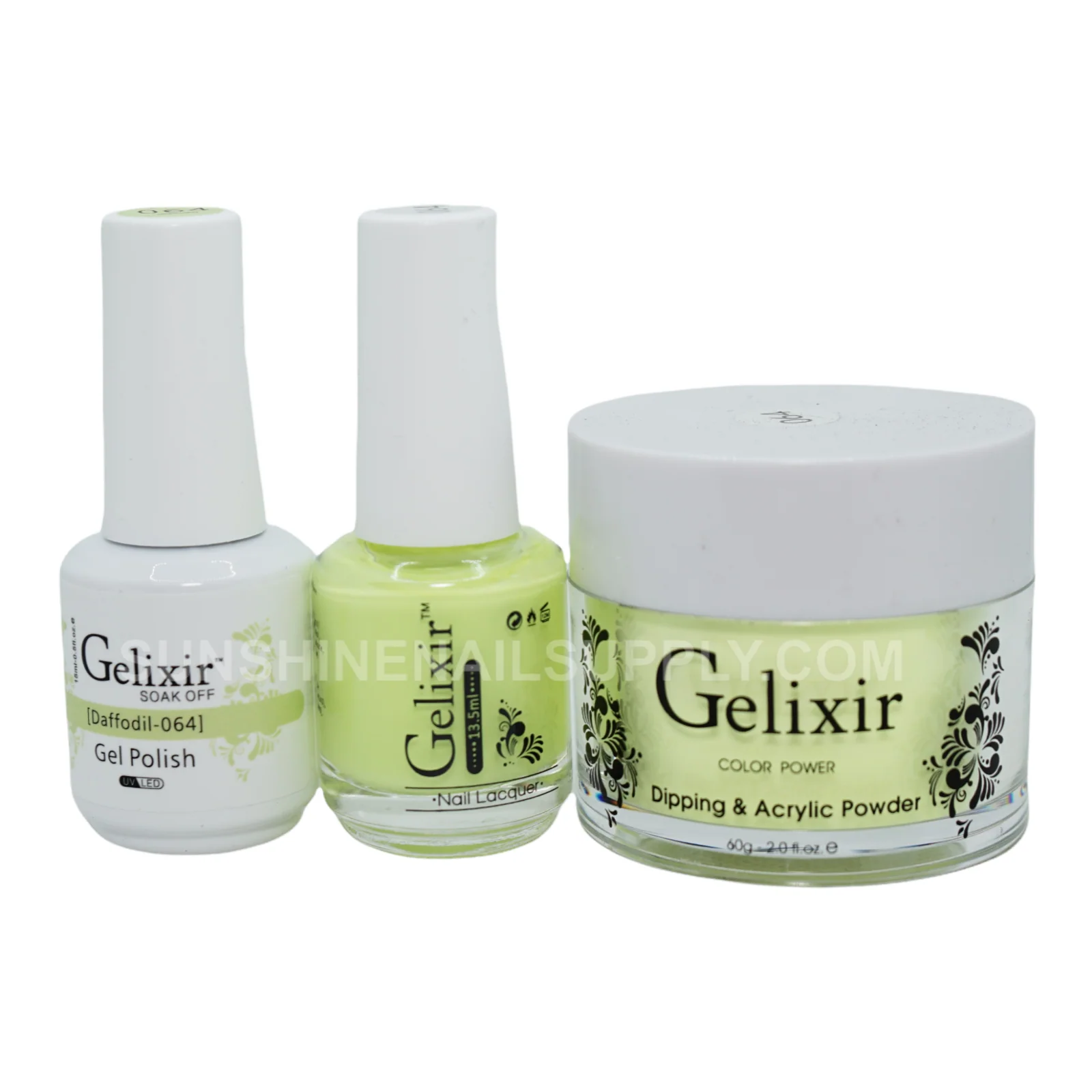 Gelixir #064 UV/LED Soak Off Gel Polish - Daffodil 3in1