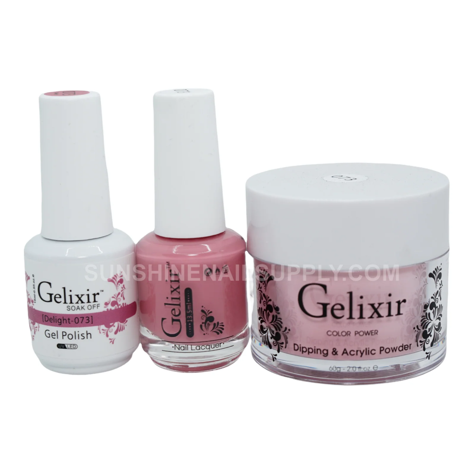 Gelixir UV/LED Soak Off Gel Polish #073 - Delight (15ml)