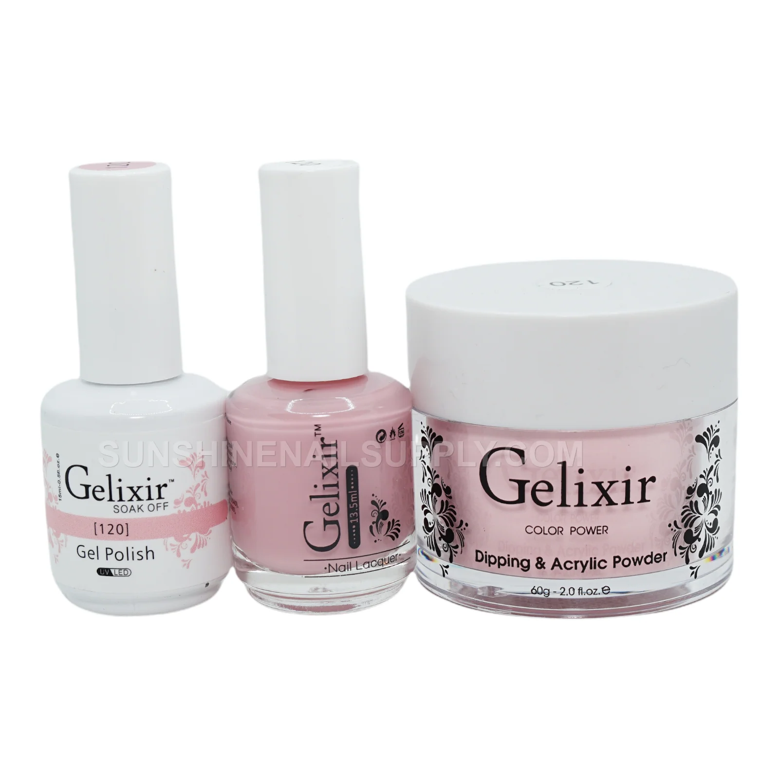 Gelixir UV/LED Soak Off Matching Gel and Polish #120 (15ml)