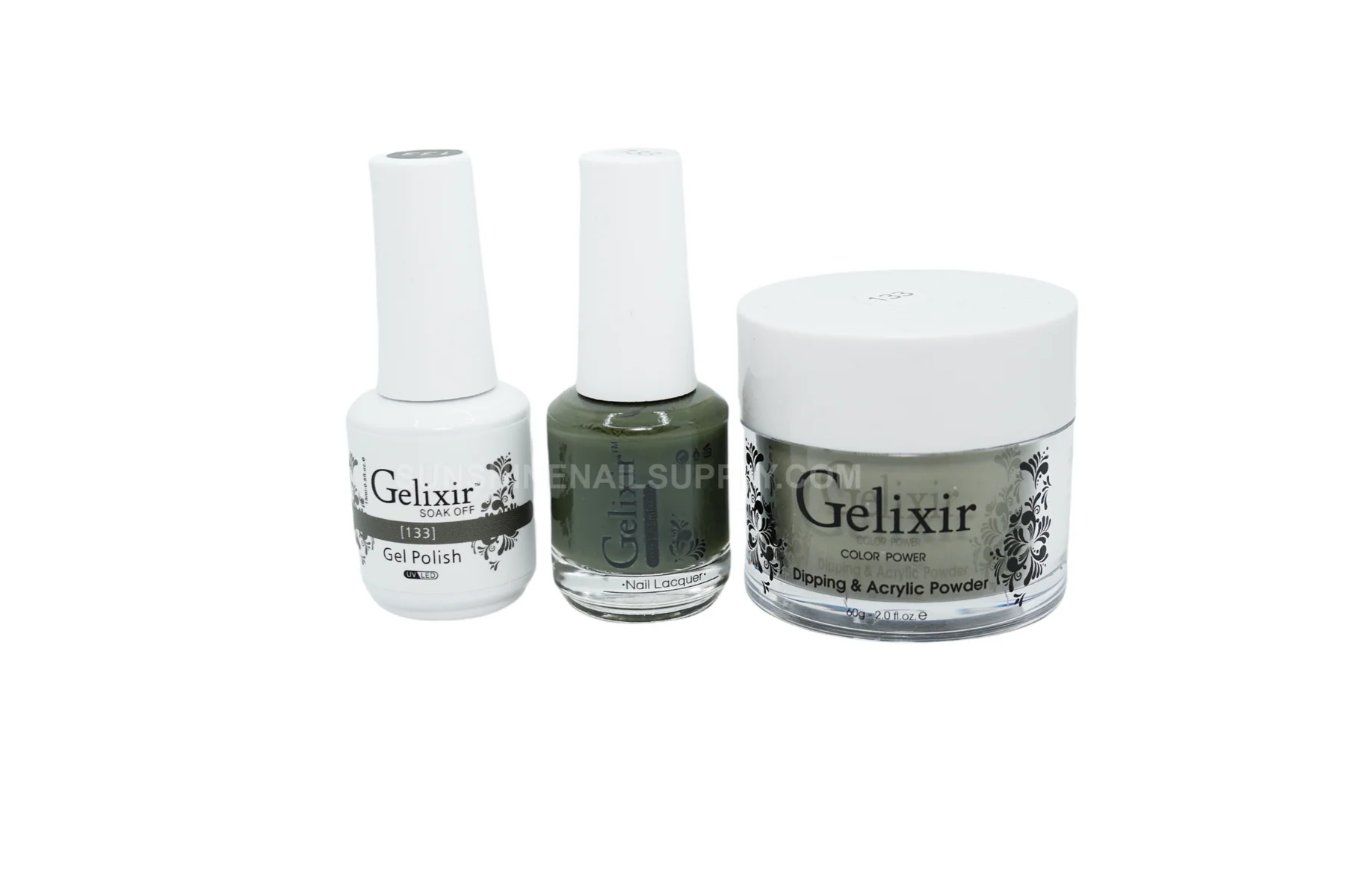 Gelixir UV/LED Soak Off Matching Gel and Polish #133 (15ml)