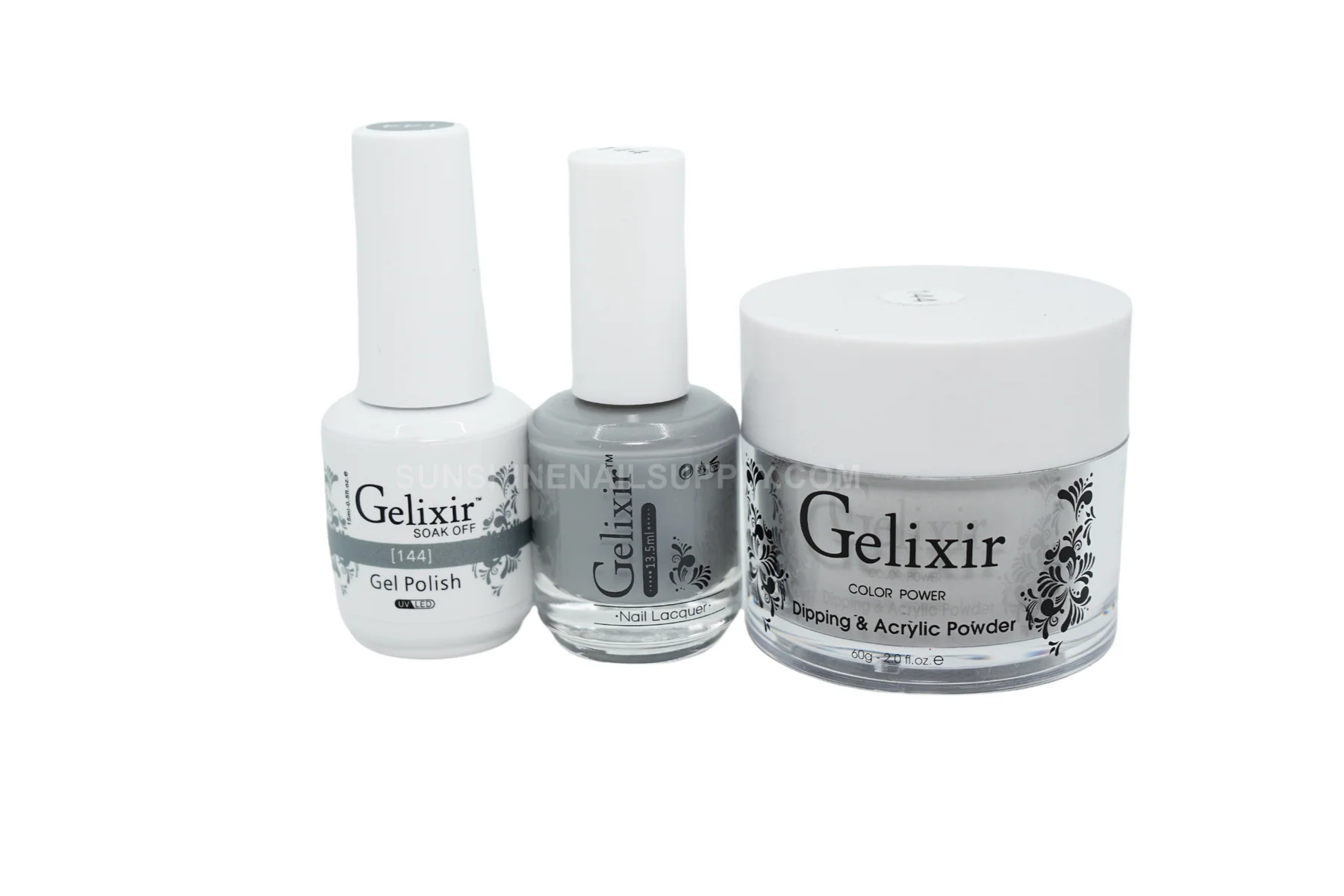 Gelixir UV/LED Soak Off Matching Gel and Polish #144 (15ml)