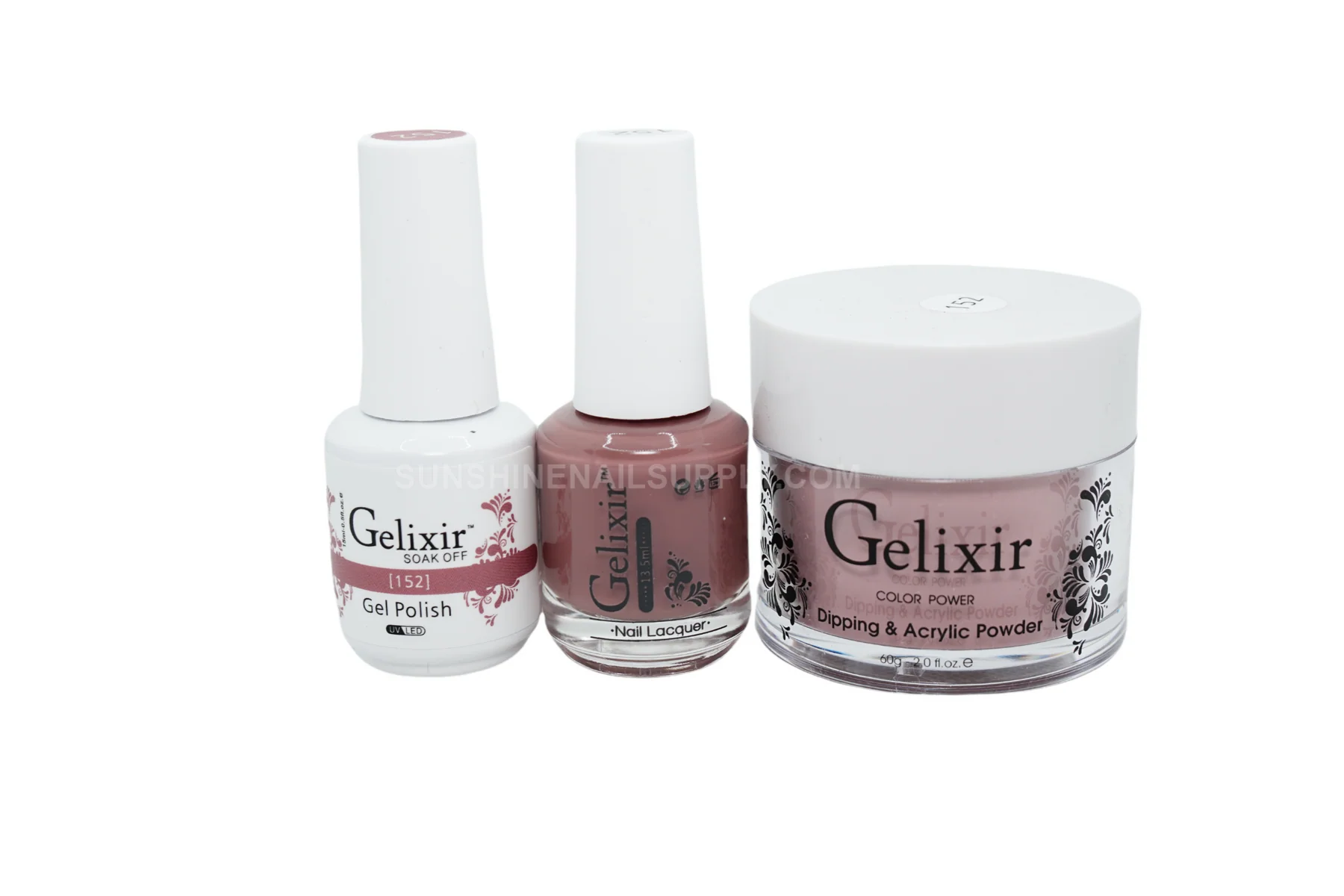 Gelixir UV/LED Soak Off Matching Gel and Polish #152 (15ml)