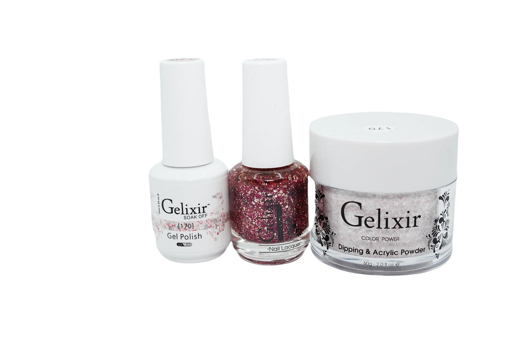 Gelixir UV/LED Soak Off #170 Gel & Polish 3in1 - 15ml & 13.5ml
