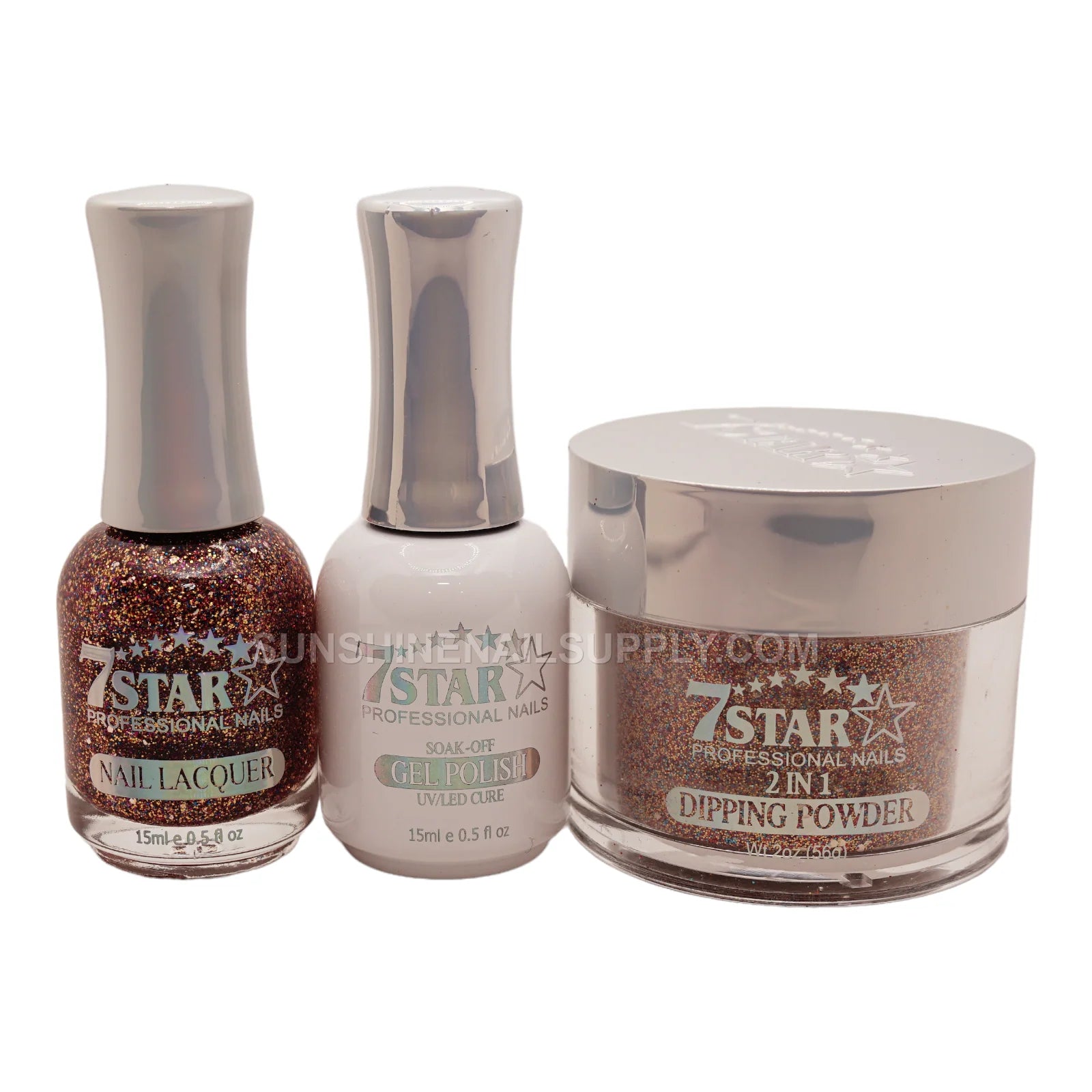 #439 - 7 Star UV/LED Gel Polish 3 in 1 Set | Gel, Lacquer & Powder