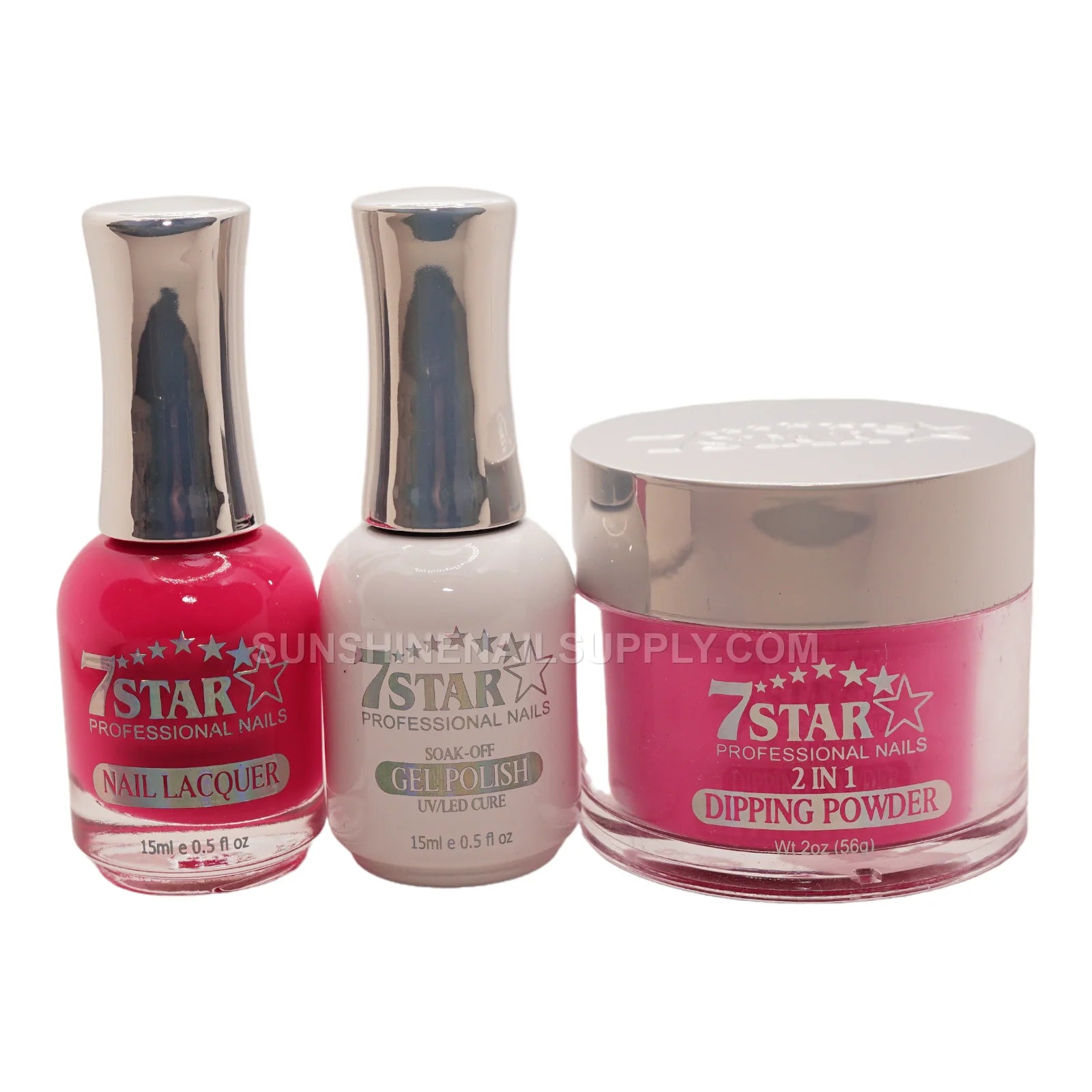 #450 - 7 Star UV/LED Gel Polish 3 in 1 Set | Gel, Lacquer & Powder