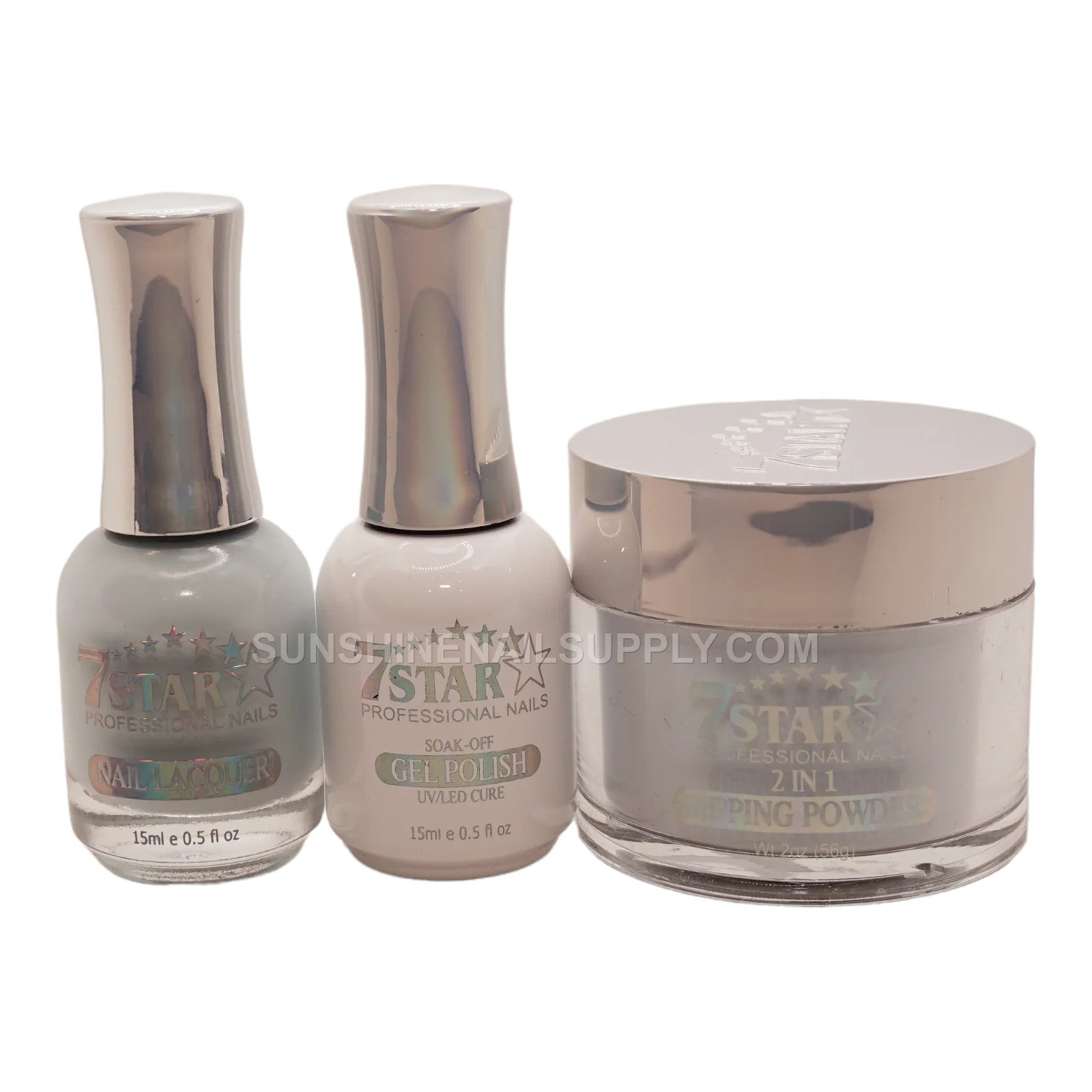 #451 - 7 Star UV/LED Gel Polish 3 in 1 Set | Gel, Lacquer & Powder