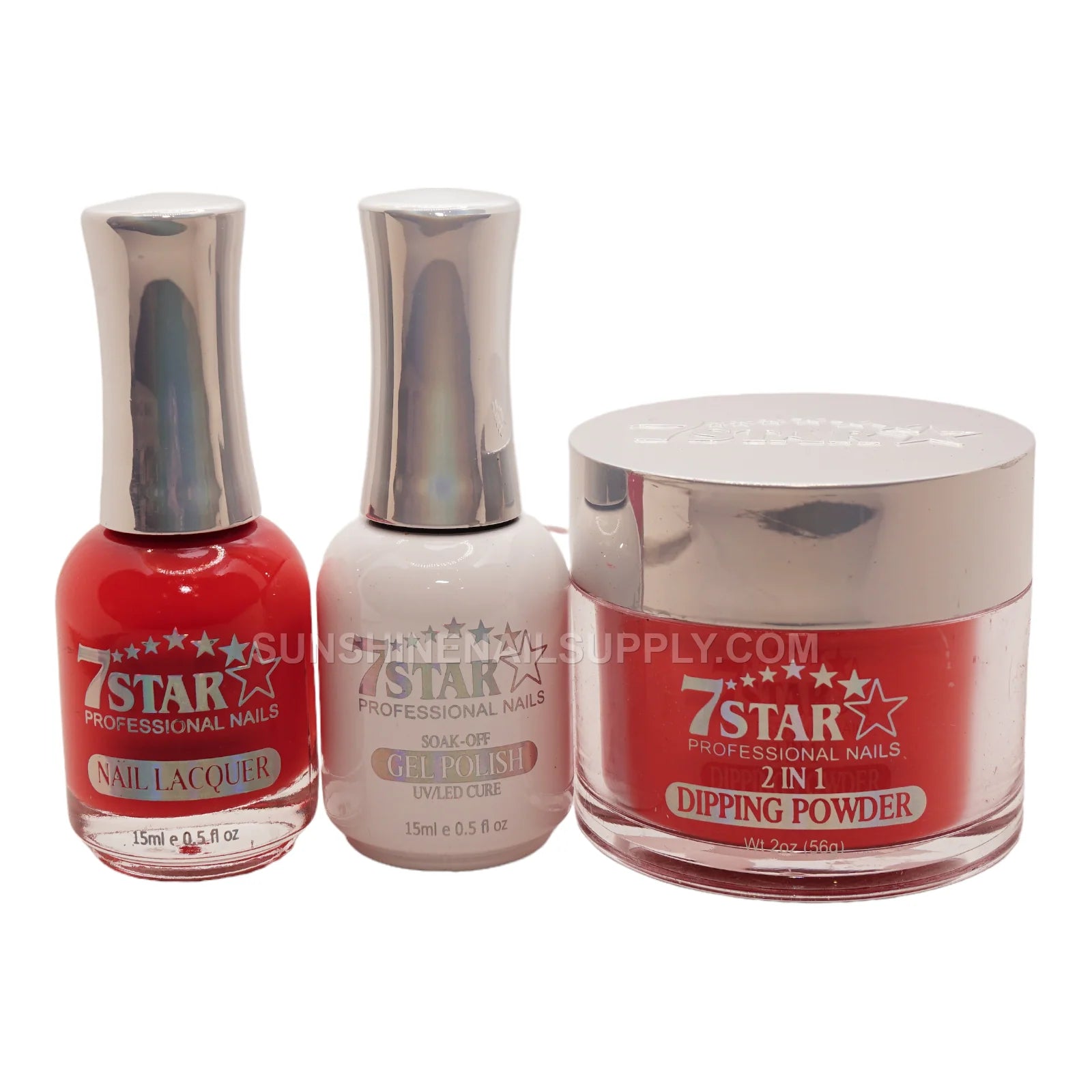 #454 - 7 Star UV/LED Gel Polish 3 in 1 Set | Gel, Lacquer & Powder