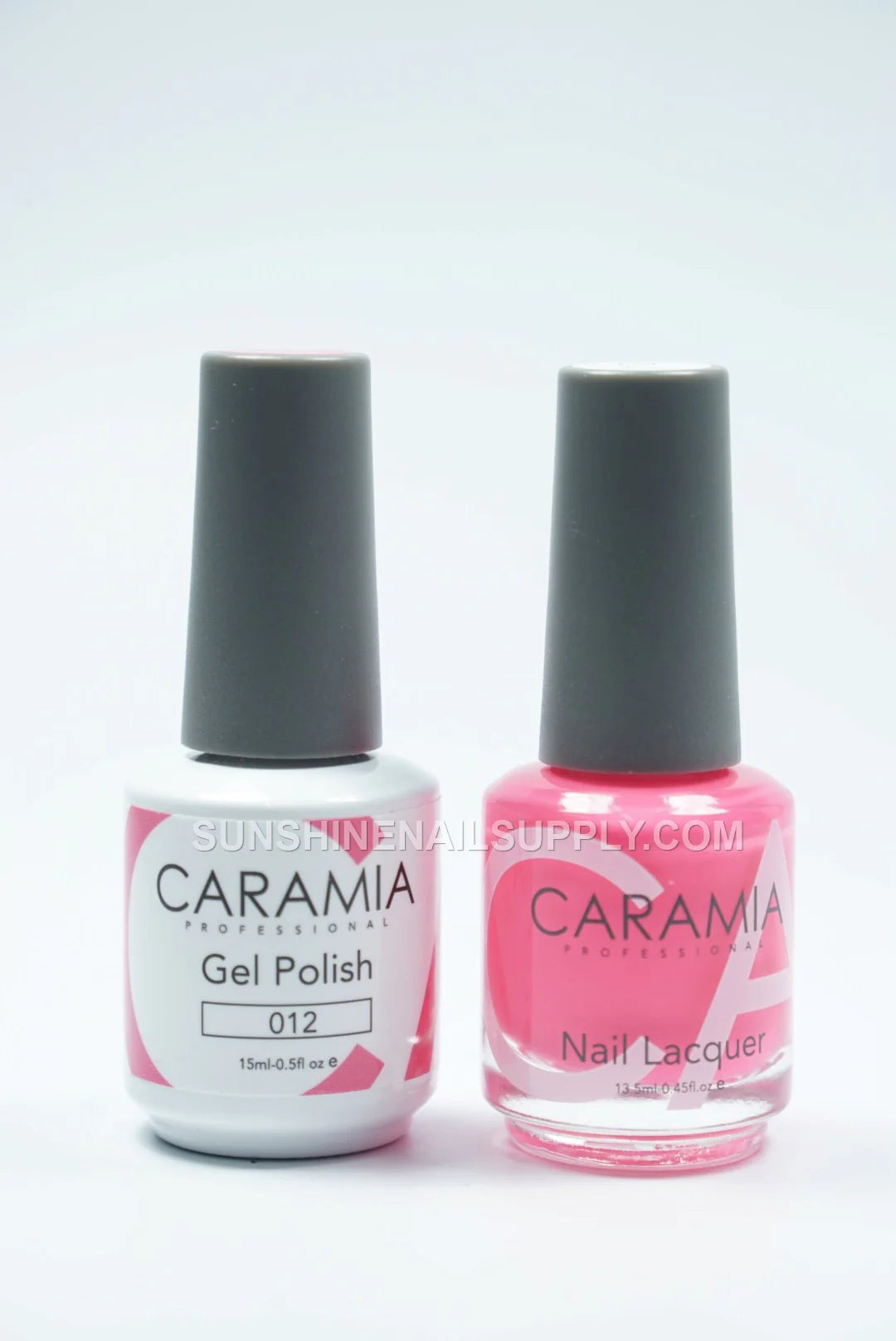 Caramia UV/LED Soak Off Gel Polish #012 – Bright Pink Gel