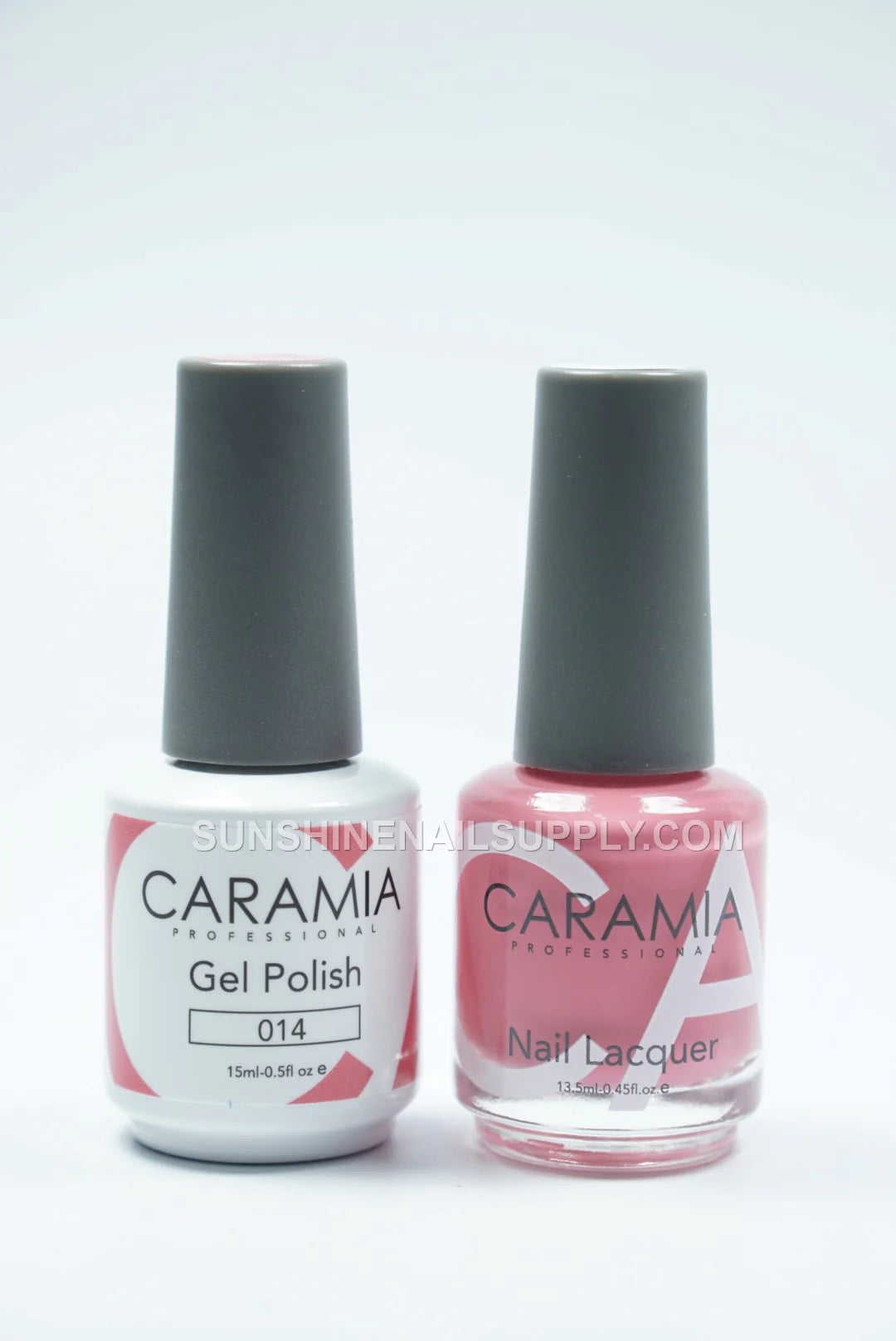 Caramia UV/LED Soak Off Gel Polish #014 – Soft Rose Pink Gel