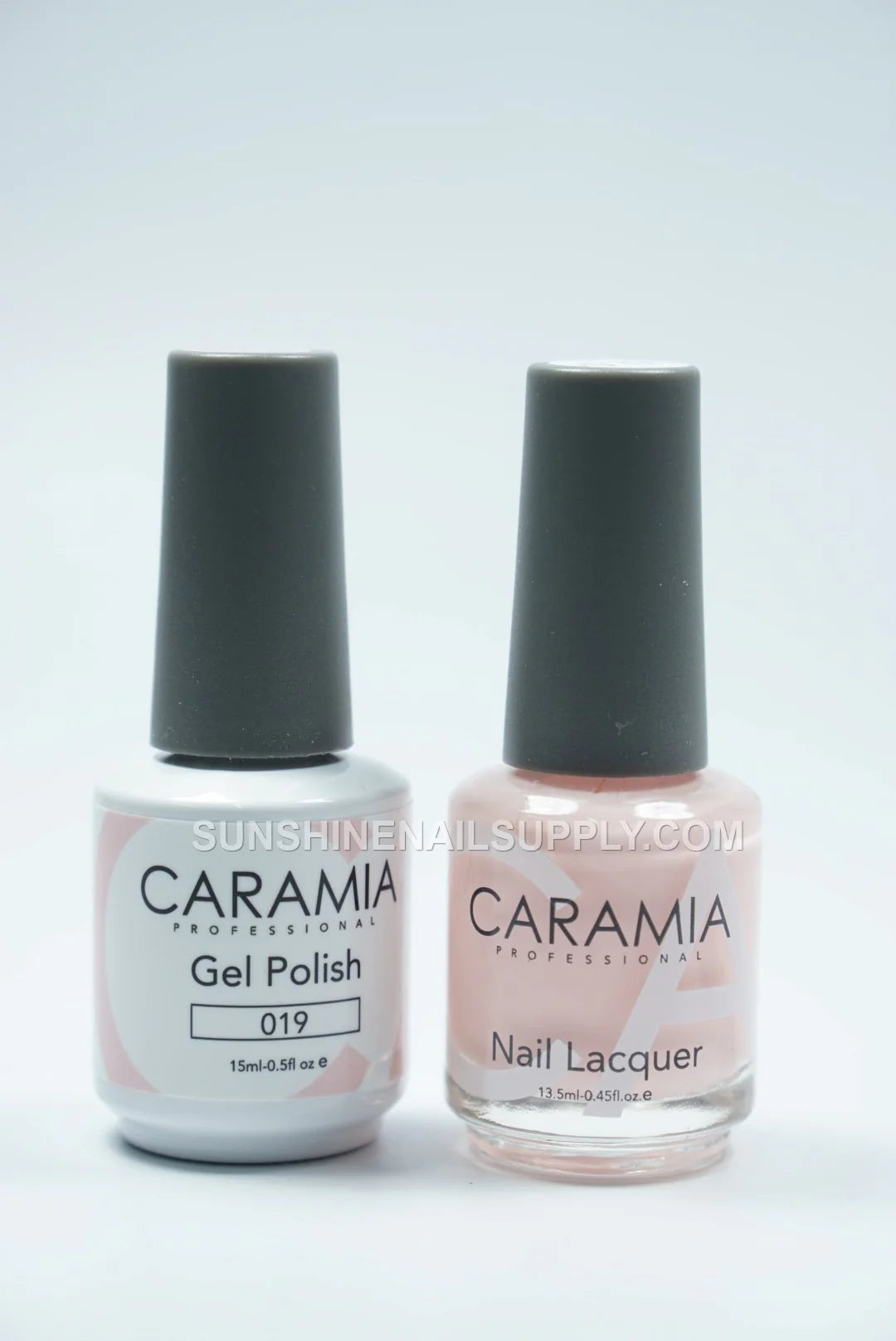 Caramia UV/LED Soak Off Gel Polish #019 – Light Pink Gel