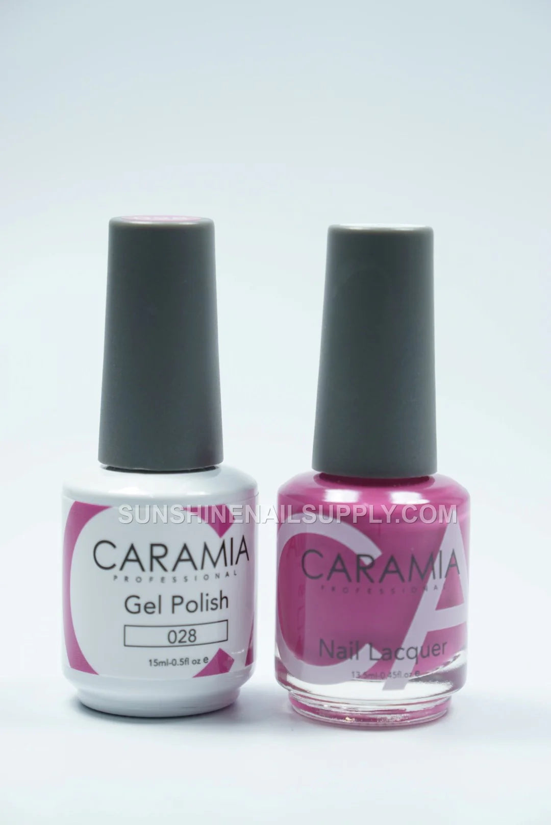 Caramia UV/LED Soak Off Gel Polish #028 – Berry Pink Gel