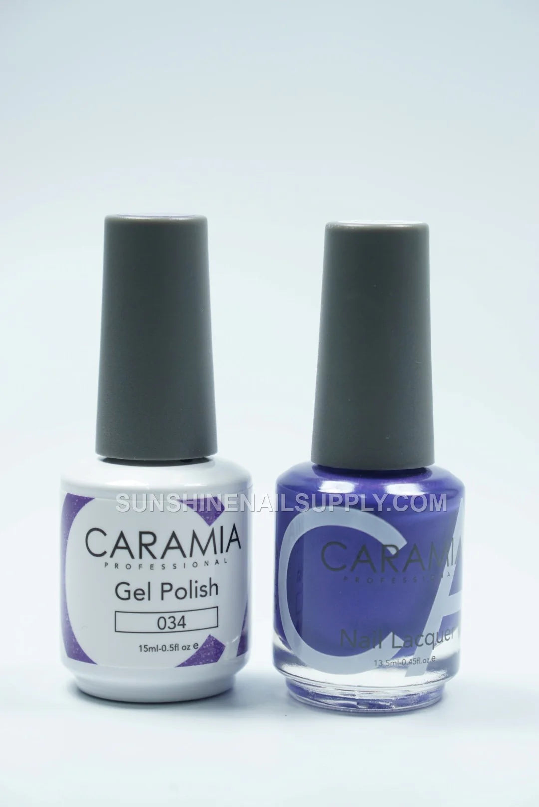Caramia UV/LED Soak Off Gel Polish #034 – Soft Lavender Gel