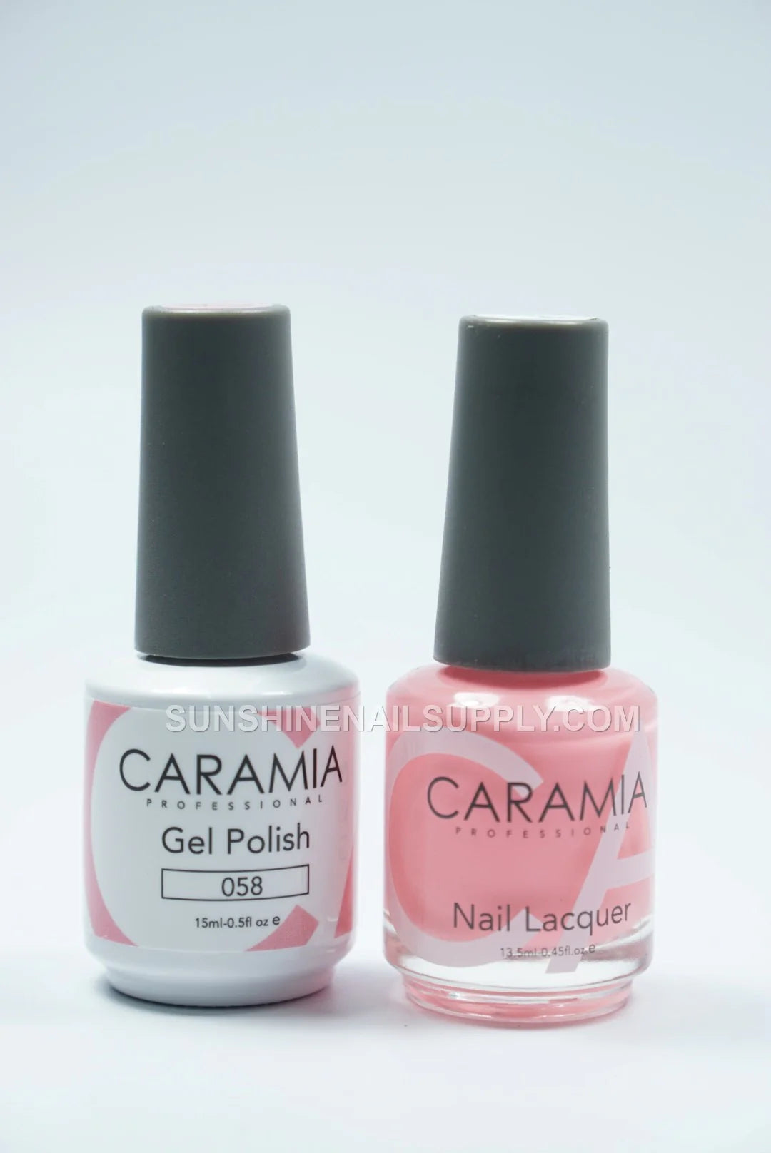 Caramia UV/LED Soak Off Gel Polish #058 – Soft Pink Gel
