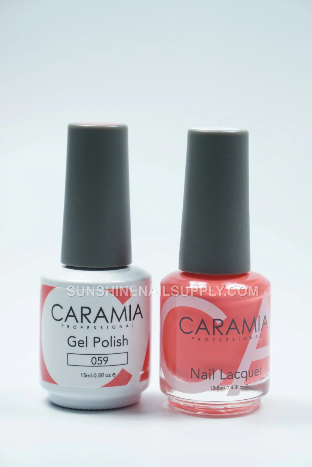 Caramia UV/LED Soak Off Gel Polish #059 – Vibrant Red Gel